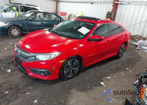 2016 Honda Civic Ex-L из США, поврежденный, VIN 2HGFC1F70GH645511